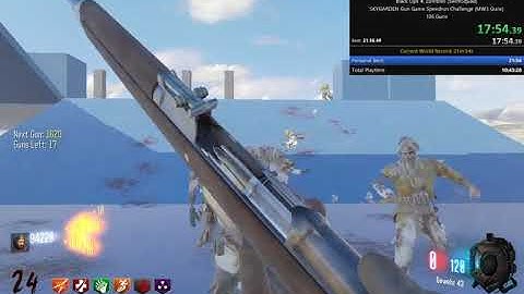[NEW WORLD RECORD!] 20m:31s! Sky Garden MW3 Gun Game Zombies challenge!