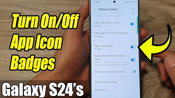 Galaxy S24/S24+/Ultra: How to Turn On/Off App Icon Badges