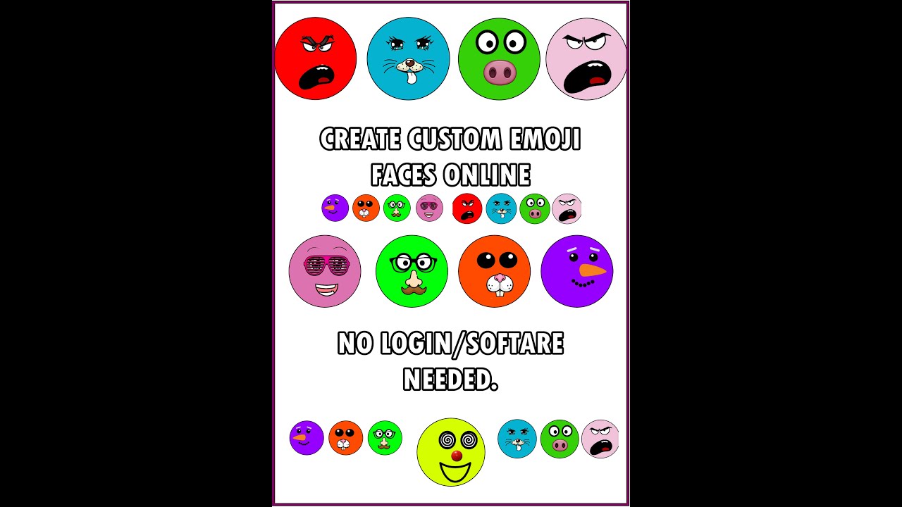 Custom Emoji face Maker Online - YouTube