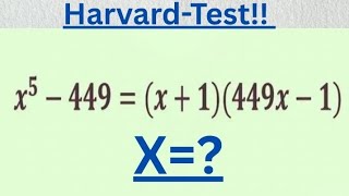 Solve for x in this nice Algebra equation | Math Olympiad Mathematics 