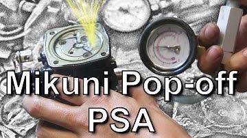 PSA: Setting Mikuni carb pop-off on your PWC carb is essential to proper performance!!