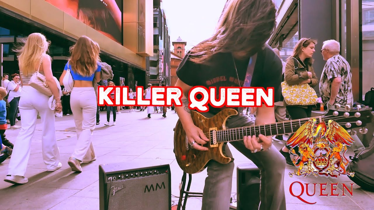 Awesome Street Talent! Queen - Killer Queen, Miguel Montalban, Freddy Mercury, Brian May + 2023