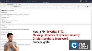 Fix  Severity: 8192 Message: Creation of dynamic property CI_URI::$config is deprecated CodeIgniter