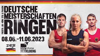 RINGEN DM 2023 – 125kg FS - Marcus Mickein vs. Andre Schmidt