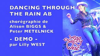 Video thumbnail of "[DEMO] DANCING THROUGH THE RAIN AB de Peter METELNICK & Alison BIGGS, enseignée par Lilly WEST"