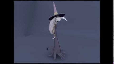 The Nightmare Before Christmas - Big Witch - 3D Modeling at Autodesk Maya