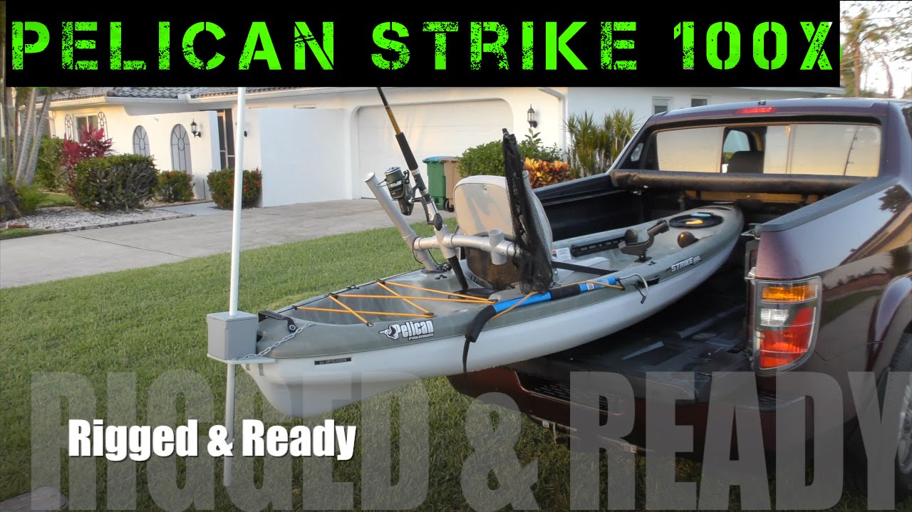 Pelican Strike 100x Kayak Fishing Setup with DIY Anchor ...