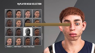 Cheesy Face Creation (NBA 2K20 Gameplay)