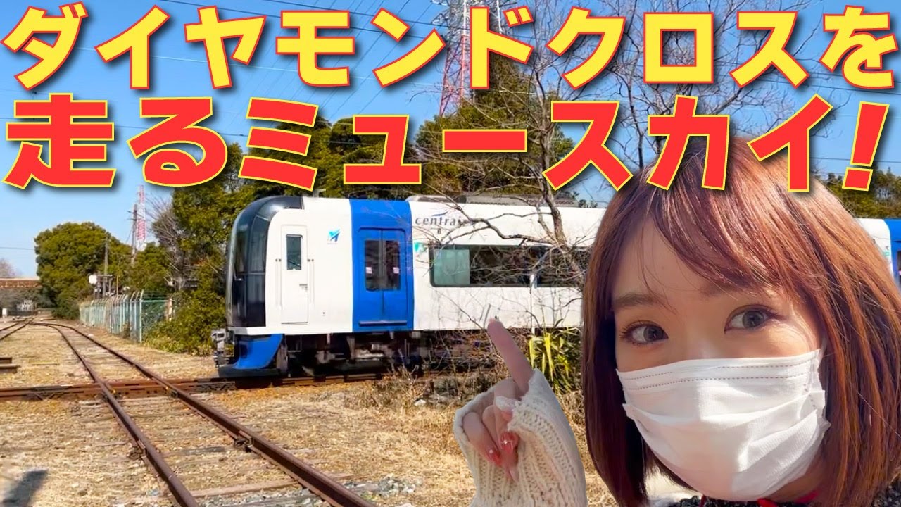 名鉄 ダイヤモンドクロッシング 築港線開業１００周年記念 限定版 ミュースカイ 築港線開業100周年記念！ダイヤモンドクロッシングを疾走！名鉄