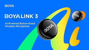 BOYALINK 3｜AI-Powered Button-Sized Wireless Microphone