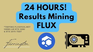 24 HOURS! Mining FLUX Results! Using FluxPool!