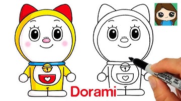 How to Draw Dorami Easy | Doraemon