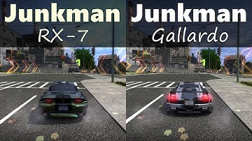 RX-7 VS Gallardo Junkman Performance NFS MW Drag Race