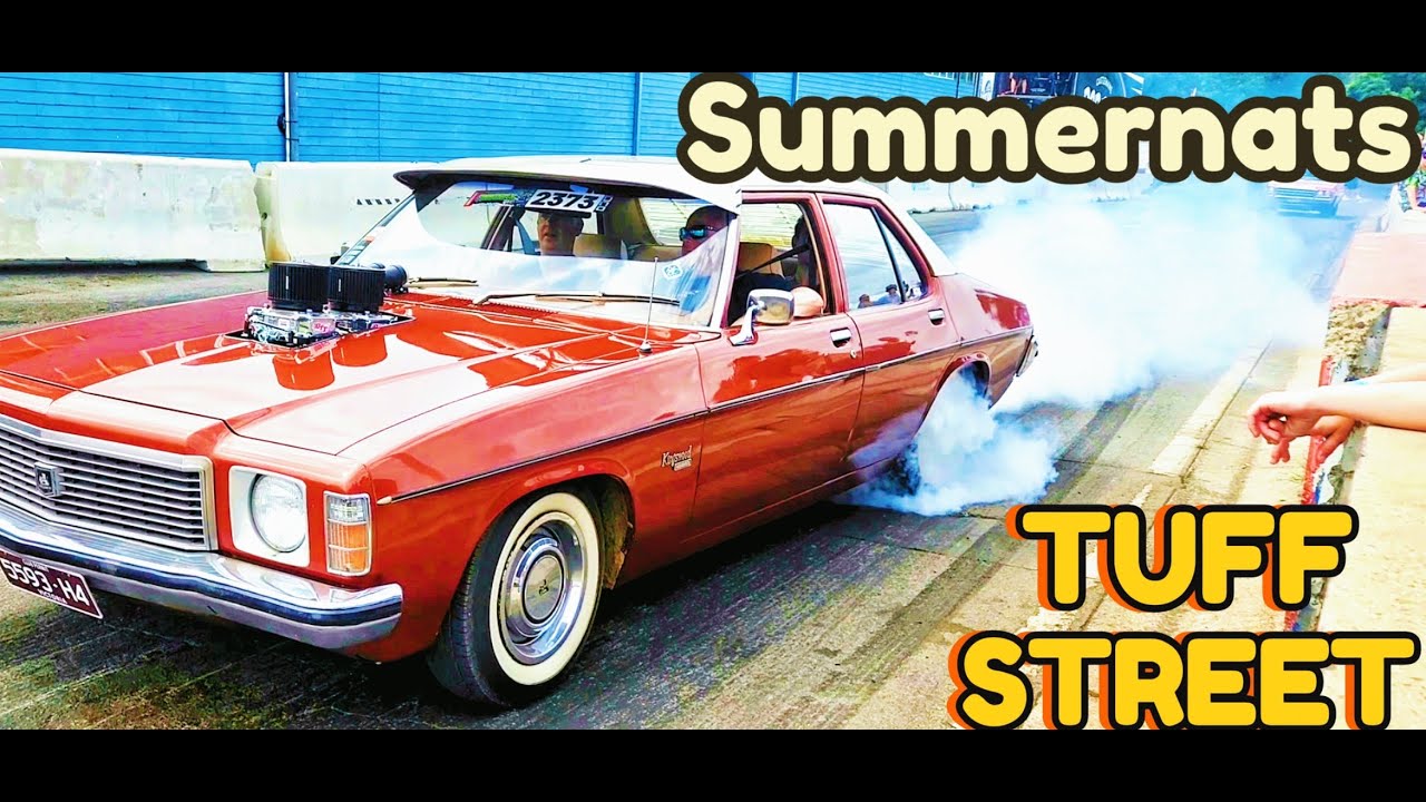 **TUFF STREET** at Summernats 36: burnouts and small wheelspins - YouTube