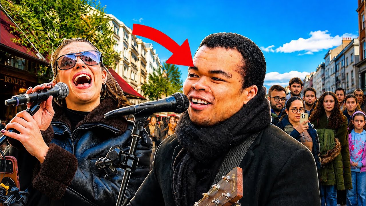 Guy with INCREDIBLE voice SHOCKS waiting crowd | Michael Jackson - Billie Jean (Cover)