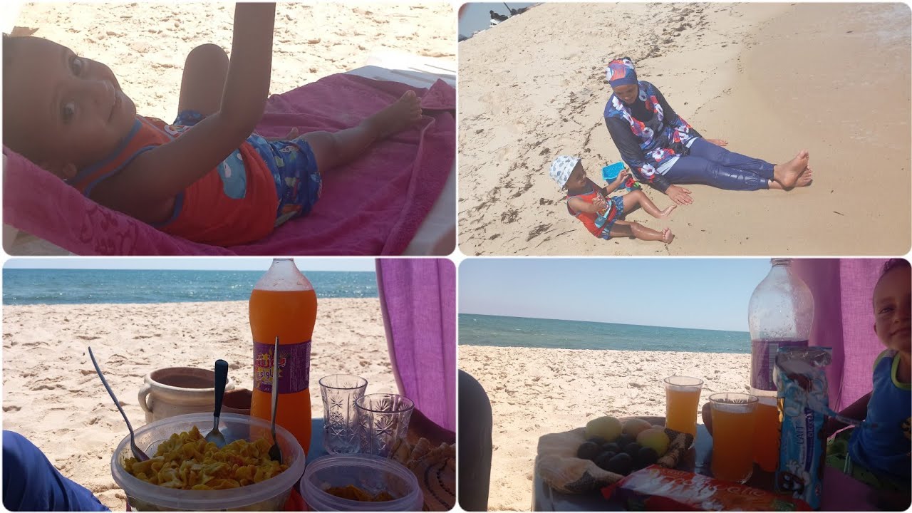 حضرت روحي معاكم و قصدنا ربي للبحر 🏖🏖صورتلكم الجو الكل برشا جو و ضحك على يسونة🤣. ذكرتكم الكل فالفيديو