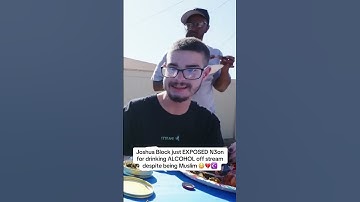 Joshua Block just EXPOSED N3on for drinking ALCOHOL off stream despite being Muslim😳 #n3on #imyayo