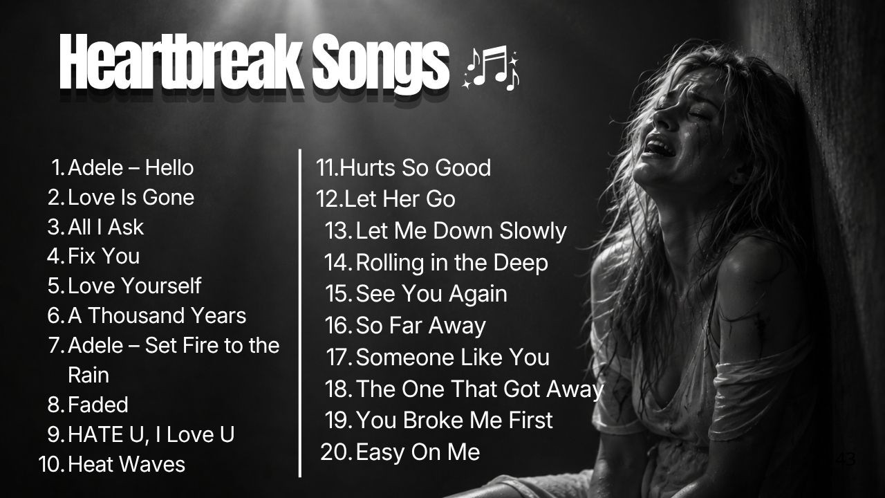 Sad Love Songs Playlist | Songs That Make You Cry💔 | Emotional ...