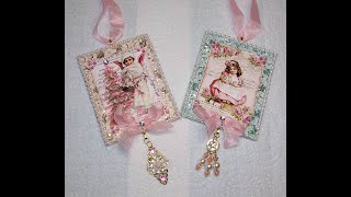 DIY~Beautiful & Simple Victorian Keepsake Christmas Ornaments Using Inkjet Printer!