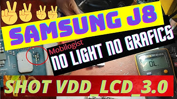 SAMSUNG J8 NO GRAPHIC NO LIGHT PROBLEM SOLVE.