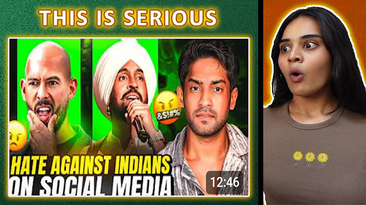 HATE AGAINST INDIANS ON SOCIAL MEDIA FT DILJIT DOSANJH & ANDREW TATE! REACTION | Thugesh | Neha M.