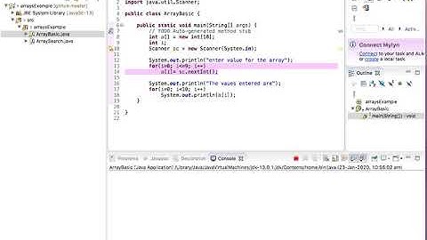 1-D Array Scanning and printing in Java