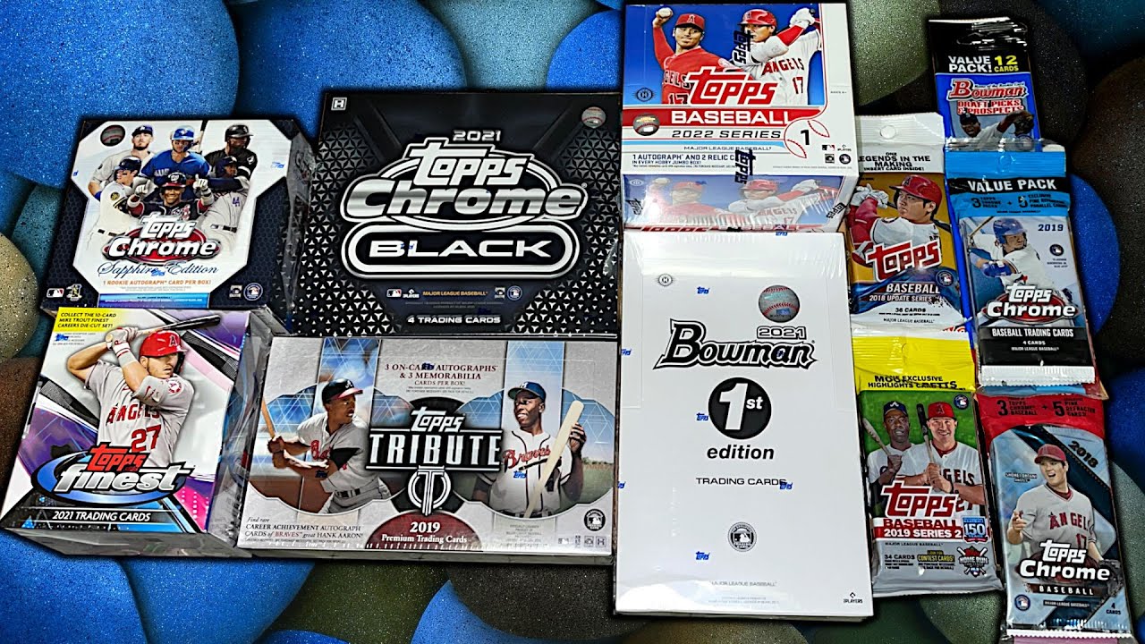 High Roller Baseball Cards Rip!!! Sapphire, Bowman 1st Edition, 2019 Tribute, 2022 Series 1 ++++