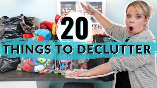 20 Things to Declutter BEFORE the Holidays!