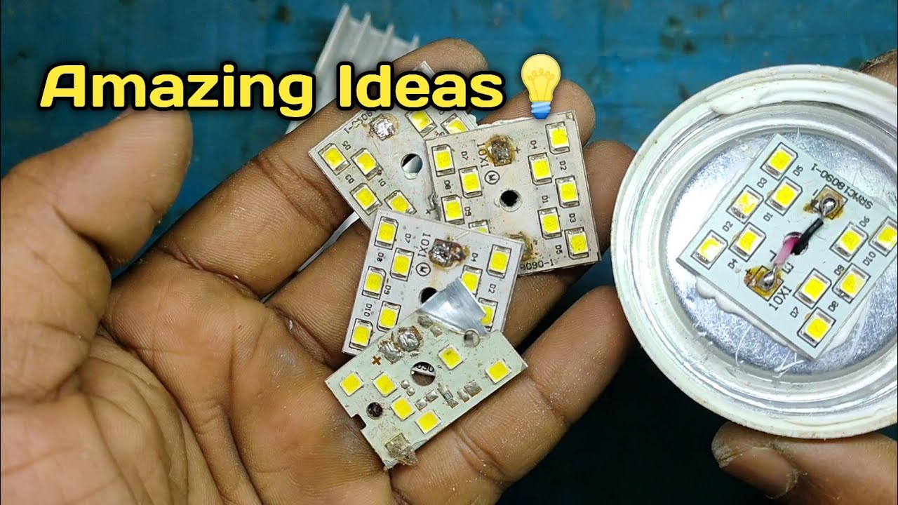 Amazing Idea From Fuse Led Bulb How To Repair Led Bulb Reuse