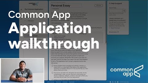 2025–2026 Common App first-year application walkthrough