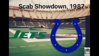Scab Sunday Showdown: Colts vs. Jets, 1987