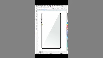 Mobile Vector Design in CorelDraw #shoerts #youtubeshorts