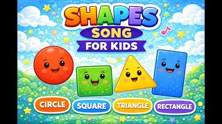 Shape Song for Kids - Shapes All Around Us (official video)