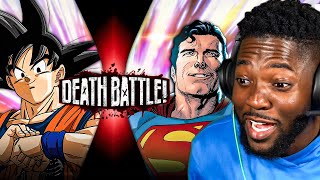 RDC Reacts to Goku VS Superman | DEATH BATTLE!