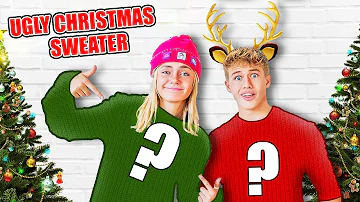 He picked my Outfit! Ugly Christmas Sweater Challenge!
