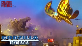 Mothra Battles Godzilla | Godzilla: Tokyo S.O.S | Creature Features