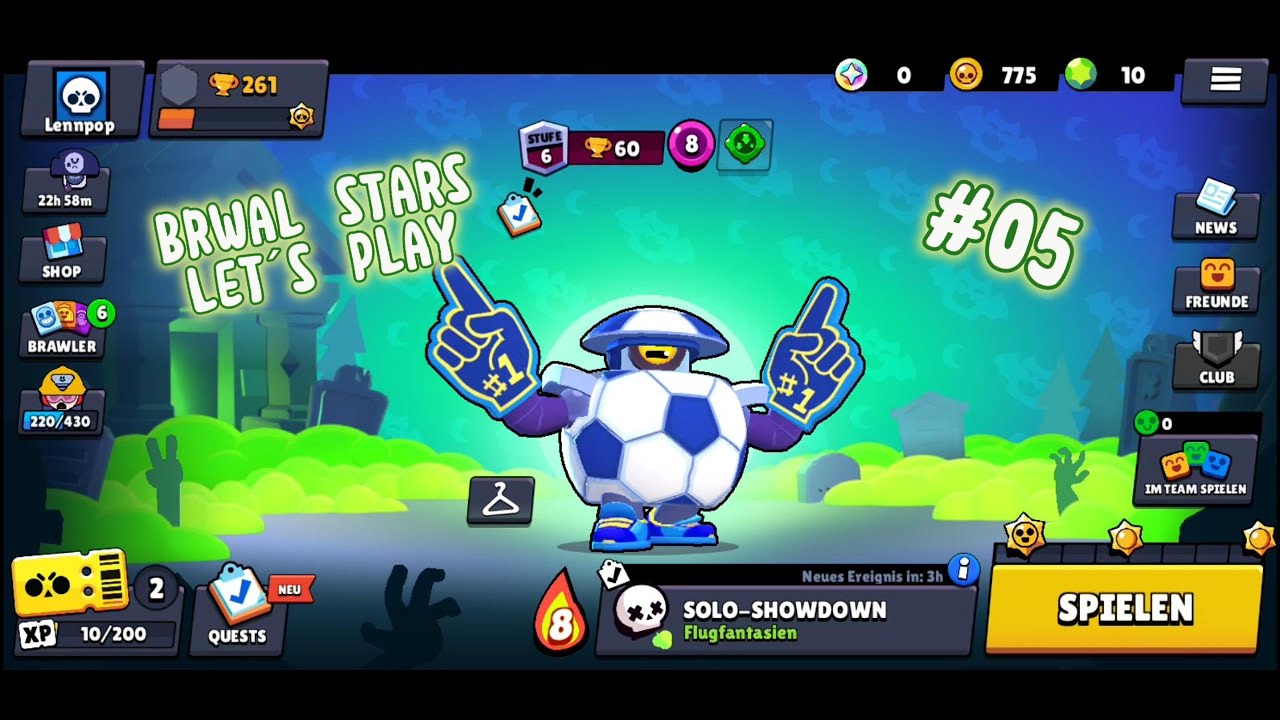 Brawl Stars Let´s Play #05 | Musik & Action 🎵 - YouTube