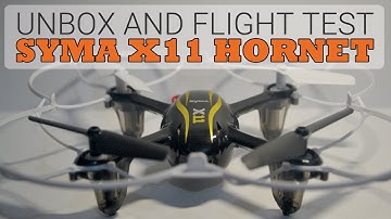 Syma X11 Hornet Quadcopter Unboxing and Flight Test, Best Beginner Drone