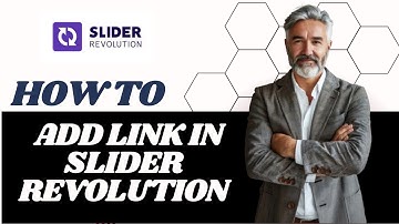 How to add link in slider revolution l Double Z