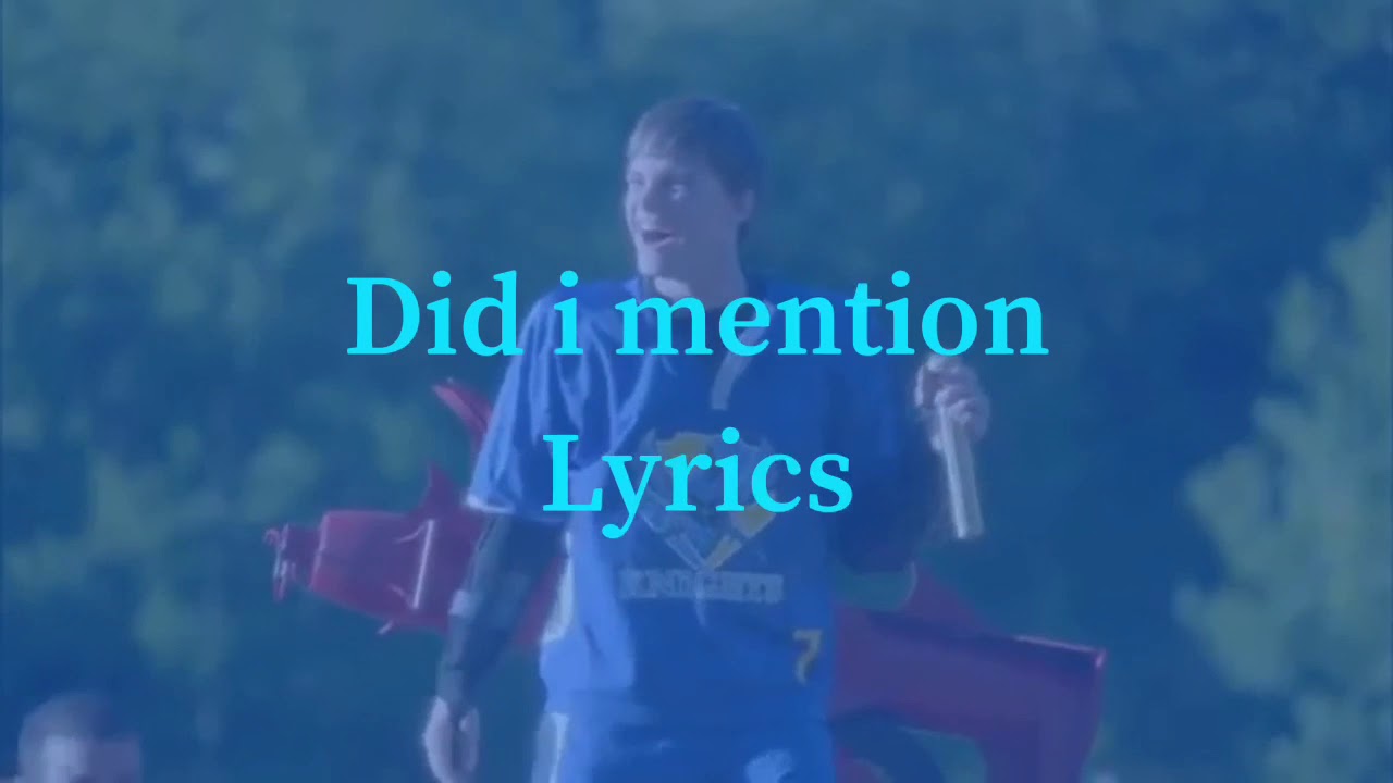 Descendants 3 Did I Mention Lyrics
