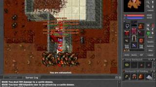 Tibia / Kill Castle Demon - Not use a Utamo Vita - By: Auror Emmanoel - Server: Danae