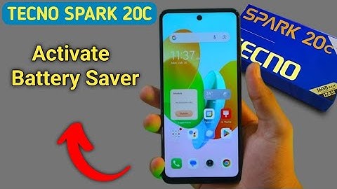 Tecno Spark 20c battery saver kaise on kare, how to enable battery saver mode in tecno, how to save