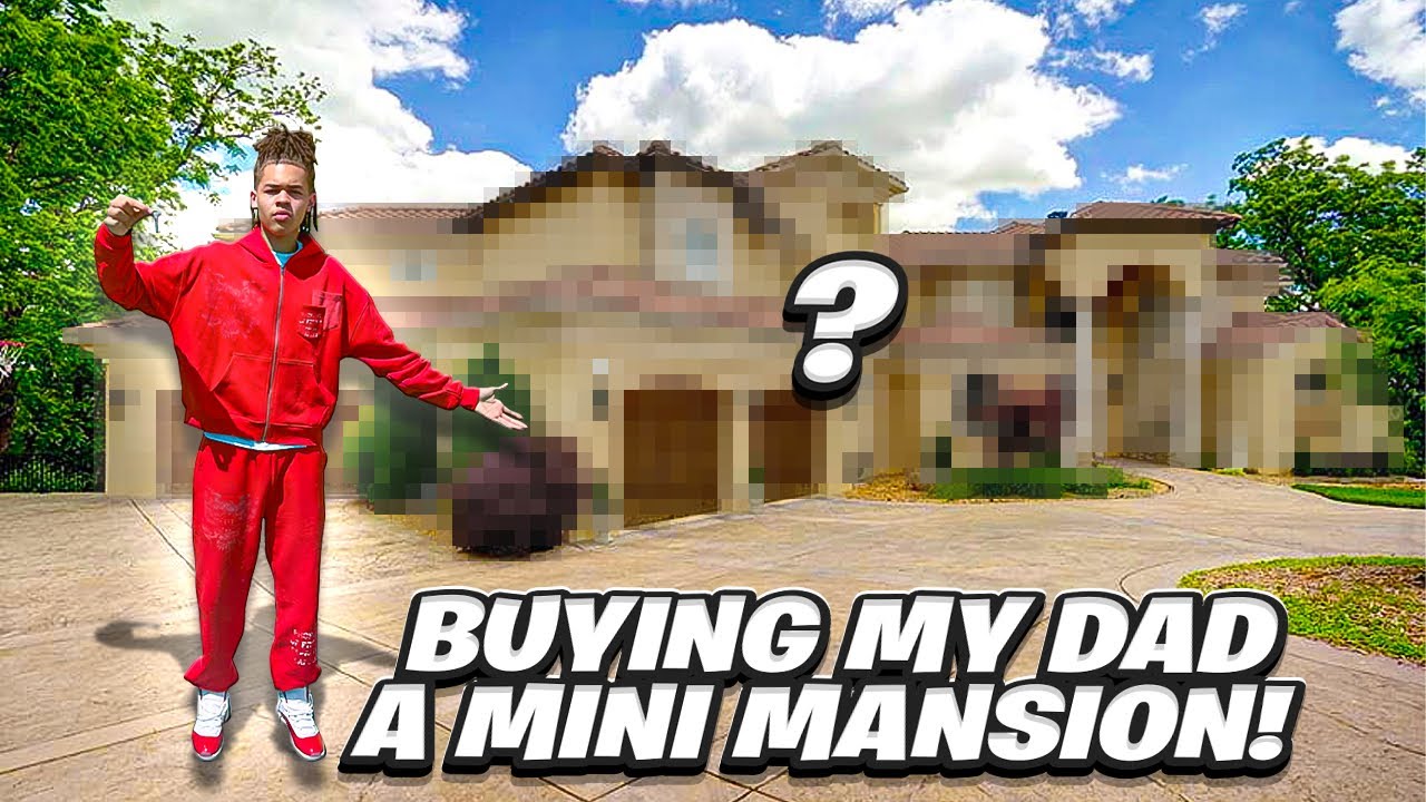 BOUGHT MY DAD A MINI MANSION AT 17!  *EMOTIONAL
