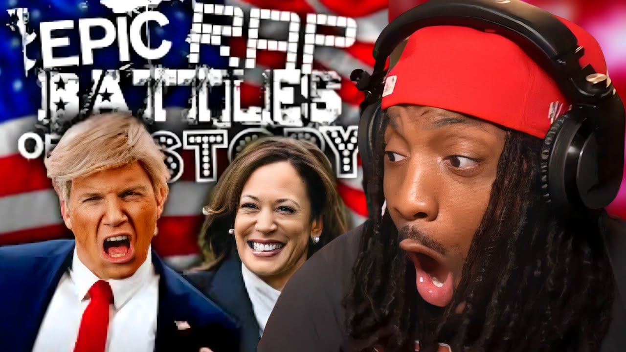 Donald Trump Vs Kamala Harris Epic Rap Battles Of History REACTION donald-trump-vs-kamala-harris-epic-rap-battles-of-history-reaction
