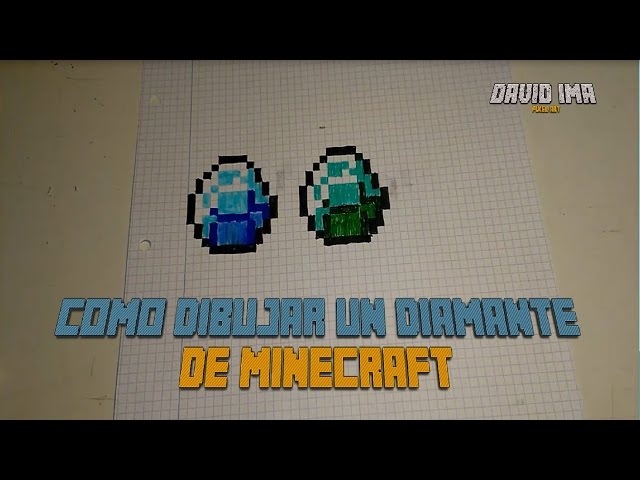 Minecraft para colorir e imprimir!  Arte píxeles minecraft, Diamante para  colorear, Dibujos