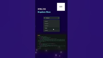 💻 Craft a Sleek HTML/CSS3 Dropdown Menu with JavaScript Icons! 🚀✨||#shorts #shortvideo #ai #js #web3