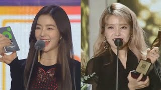 'Our xxx, we received an award.' - Irene(Red Velvet) & Solar(Mamamoo)