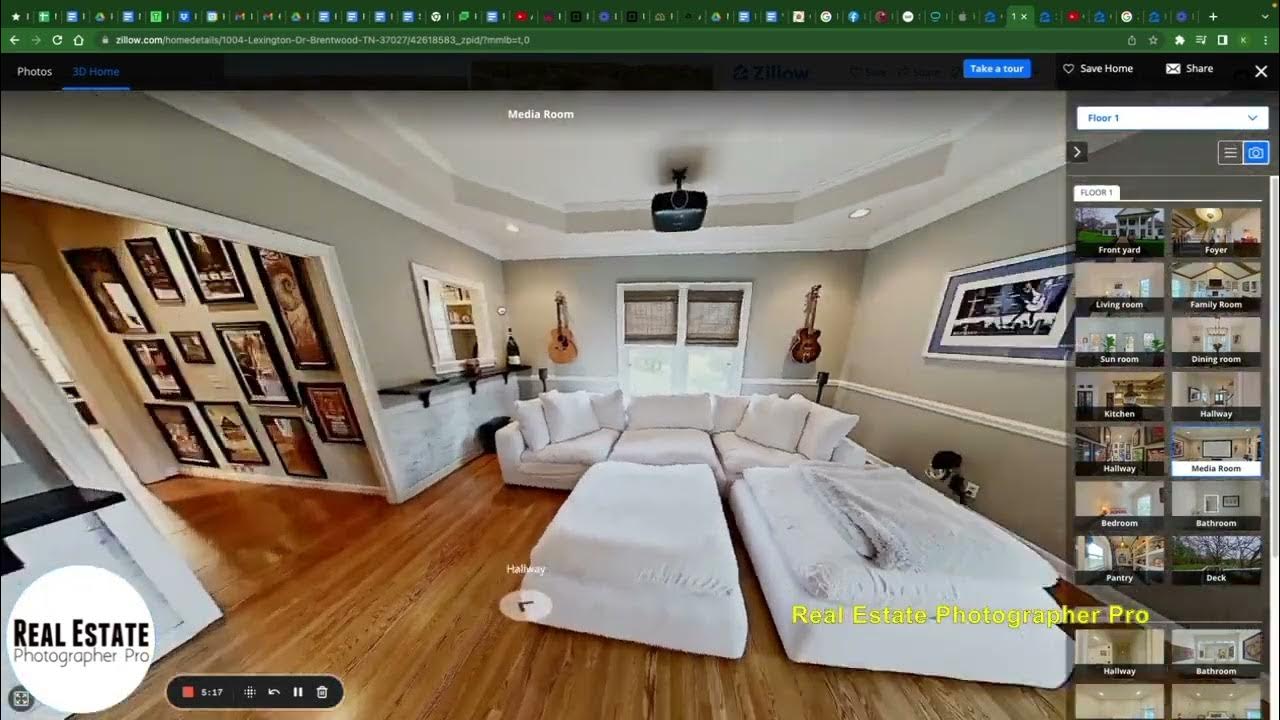 Zillow 3D Demonstration How to Make a Virtual Tour Real Estate Real
