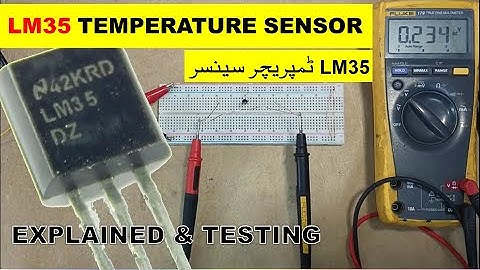 {683} LM35 Temperature Sensor Explained and testing