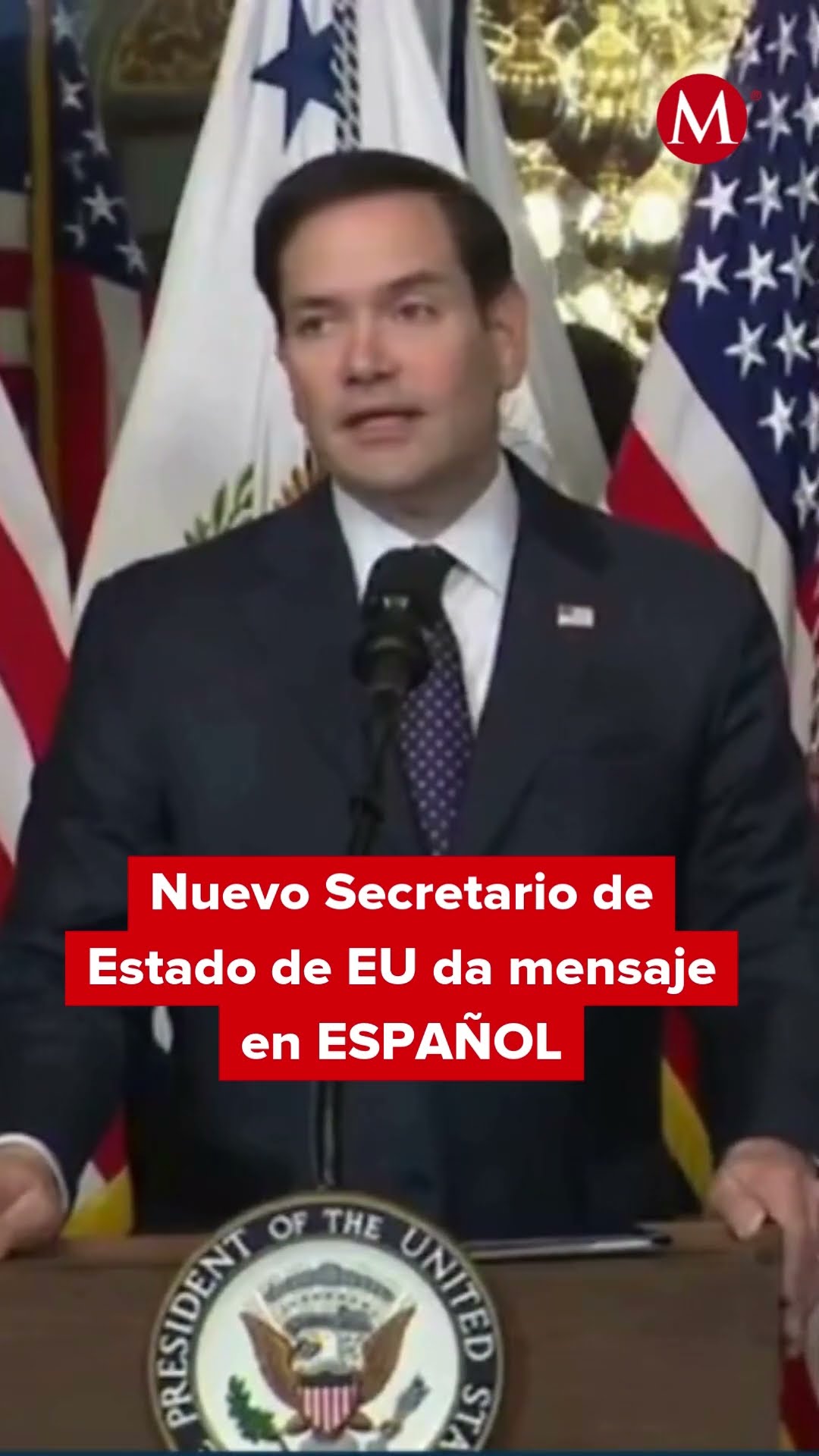 Marco Rubio sorprende con mensaje en ESPAÑOL como nuevo Secretario de Estado de EU